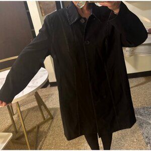 LONG TRENCH COAT - NUAGE - Black